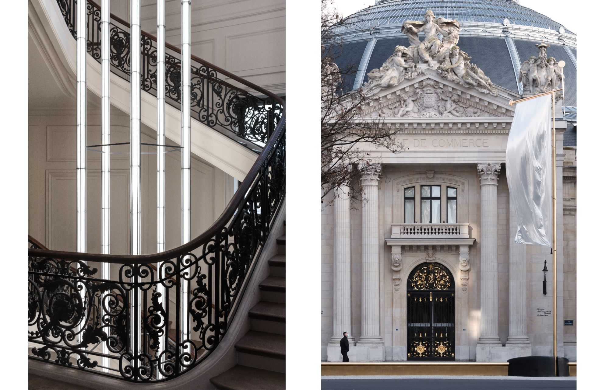 découvrez la bourse de commerce, lieu emblématique de paris, transformé en écrin moderne pour la prestigieuse collection pinault d’art contemporain. un rendez-vous incontournable pour les passionnés d'art.