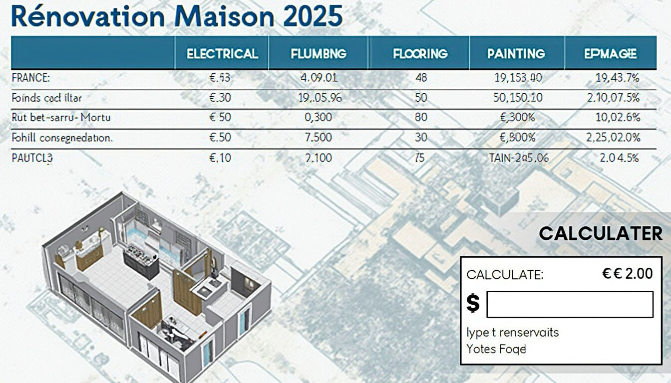 découvrez le coût moyen au m² pour vos travaux de rénovation : tarifs, facteurs d’évolution des prix et conseils pour estimer votre budget selon le type de chantier.