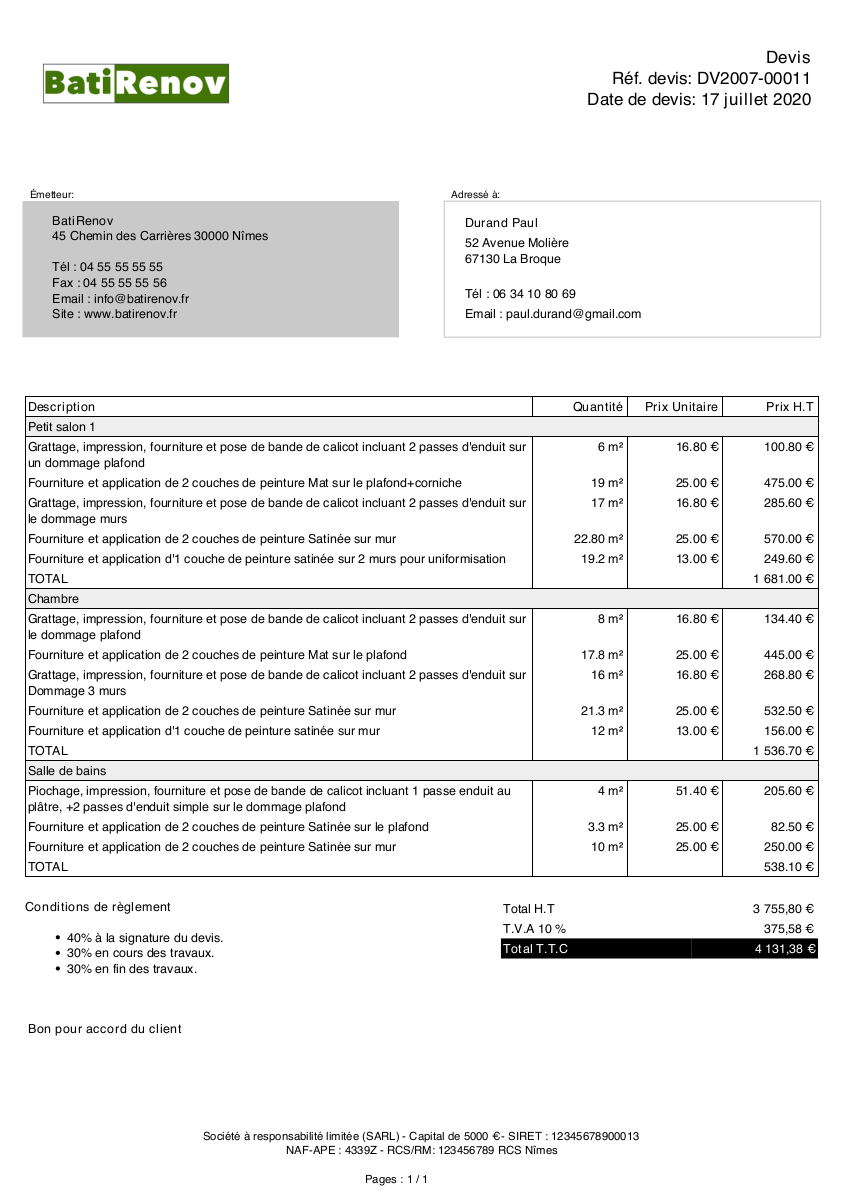 obtenez un devis détaillé et personnalisé pour la rénovation de votre chambre. comparez les prix et trouvez les meilleurs professionnels pour réaliser vos travaux facilement et rapidement.