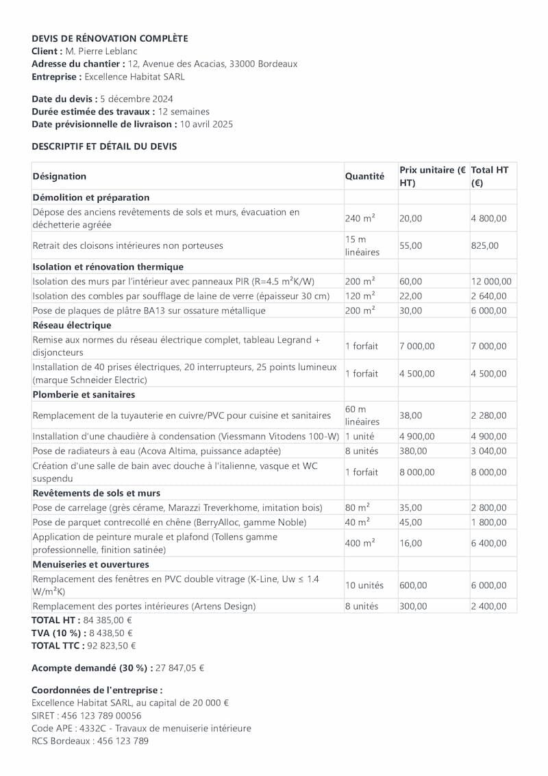 découvrez les prix des travaux de rénovation pour mieux planifier vos projets et optimiser votre budget. conseils, estimations et astuces pour réussir vos rénovations.